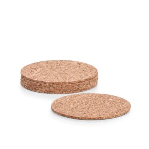 Glasuntersetzer-Set, 6-tlg., Kork