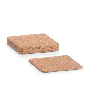 Glasuntersetzer-Set, 6-tlg., Kork