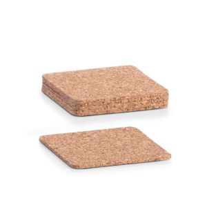 Glasuntersetzer-Set, 6-tlg., Kork