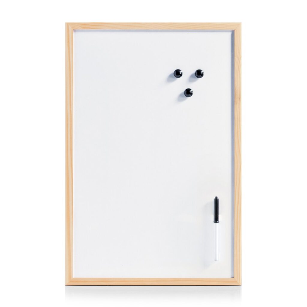 Magnet-/Schreibtafel, Metall/Kiefer