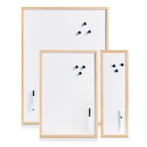 Magnet-/Schreibtafel, Metall/Kiefer