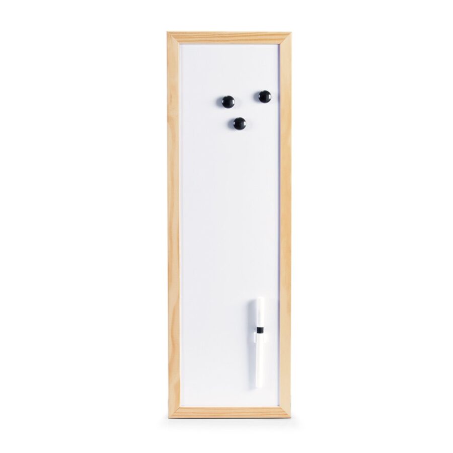 Magnet-/Schreibtafel, Metall/Kiefer