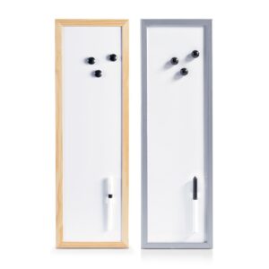 Magnet-/Schreibtafel, Metall/Kiefer