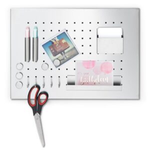 Memoboard m. Utensilien, Edelstahl