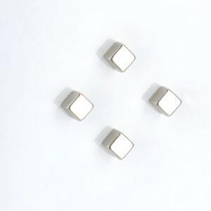 Magnet-Set "Cube", 4-tlg., extra stark, Metall