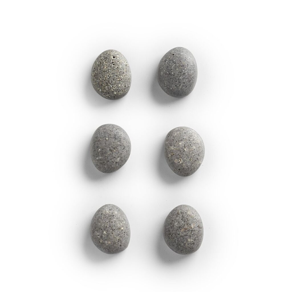 Magnet-Set "Stone", 6-tlg., Polyresin