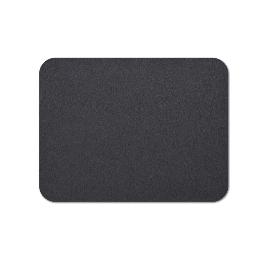 Mousepad, Kunstleder, schwarz