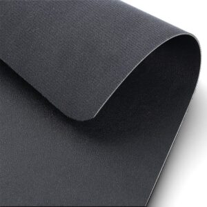 Mousepad, Kunstleder, schwarz