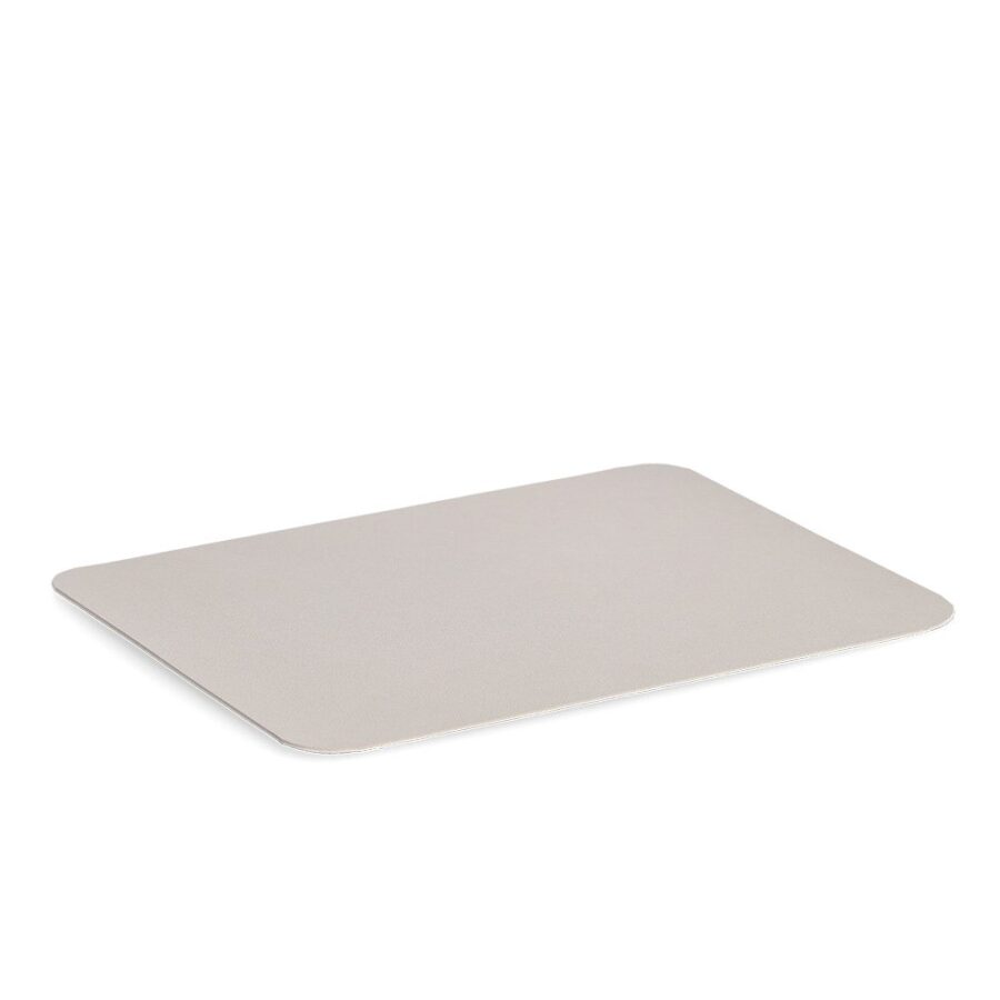 Mousepad, Kunstleder, creme