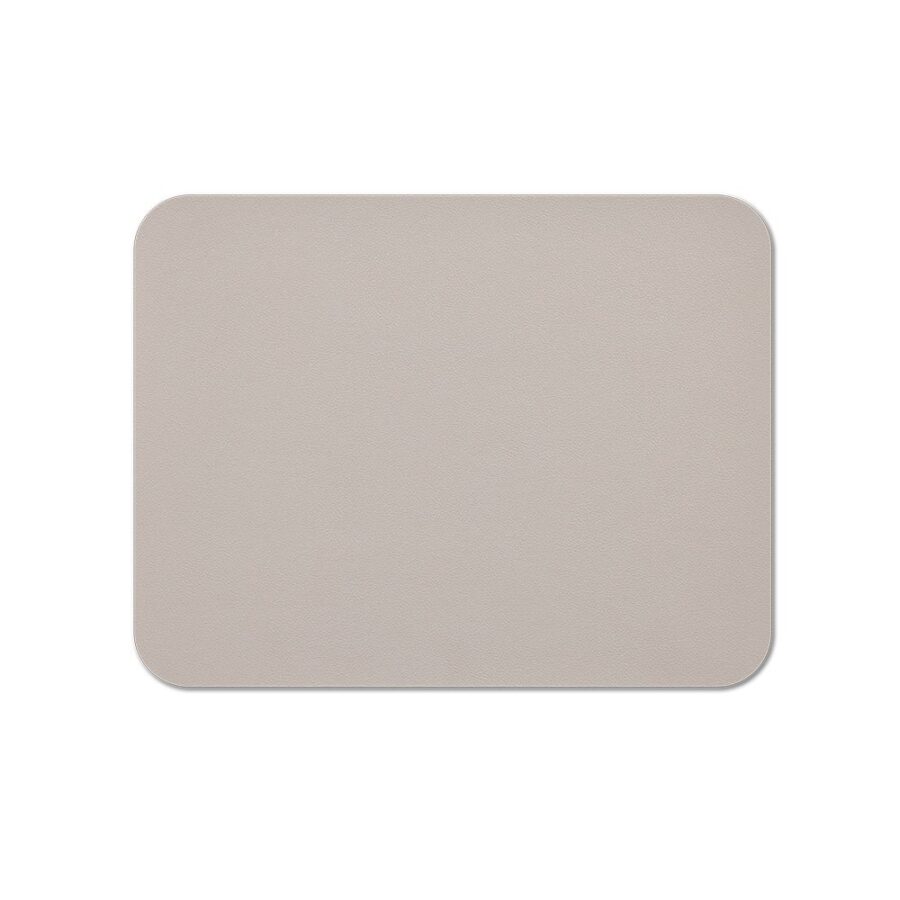 Mousepad, Kunstleder, creme