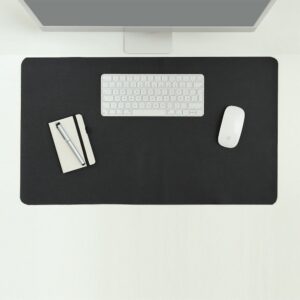 Schreibtischunterlage, Kunstleder, schwarz