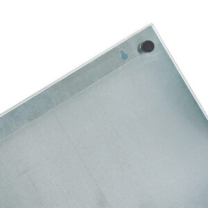 Memoboard 'Schiefer', Glas, grau