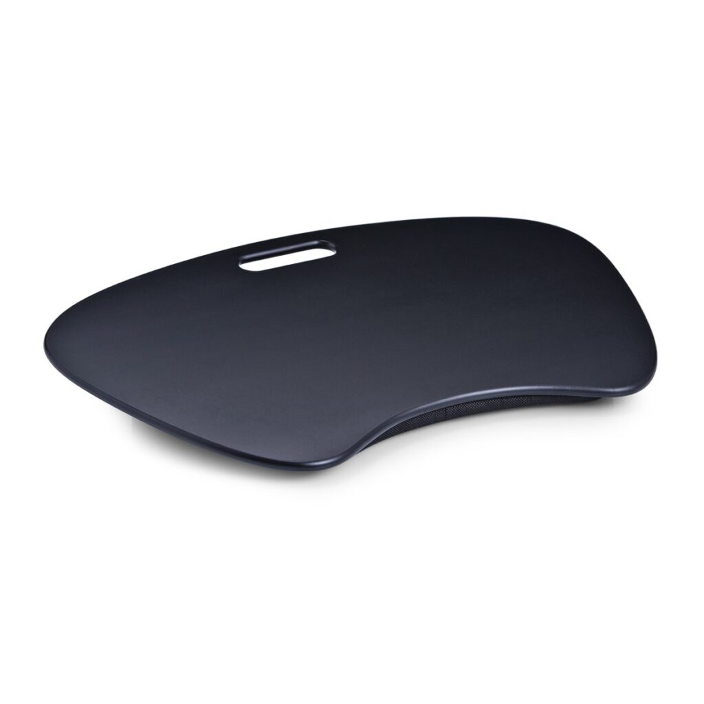 Laptop-Schoßtablett, MDF, schwarz