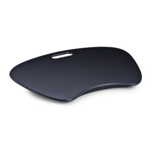 Laptop-Schoßtablett, MDF, schwarz
