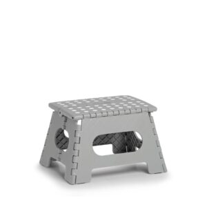 Klapphocker, Kunststoff, grau