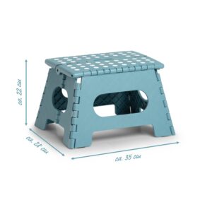 Klapphocker, Kunststoff, eisblau