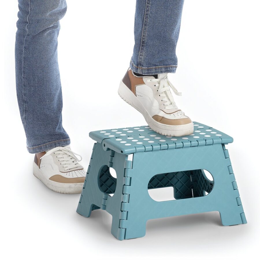 Klapphocker, Kunststoff, eisblau