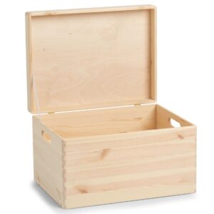Allzweckkiste m. Deckel, Nadelholz