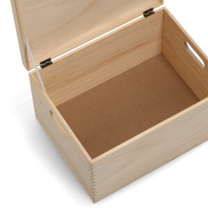 Allzweckkiste m. Deckel, Nadelholz
