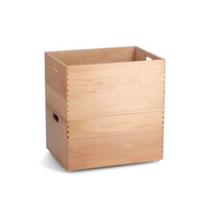 Allzweckkiste, Buche lackiert