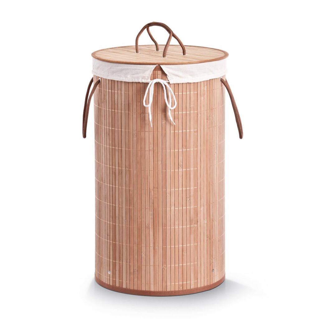 Wäschesammler, Bambus/Canvas