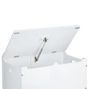 Kinder-Truhe "Wolke" m. Deckel, MDF/Kiefer, weiß