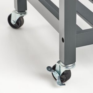 Küchenrollwagen, MDF/Bambus, anthrazit