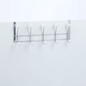 Türhängeleiste, 5-er, Metall verchromt