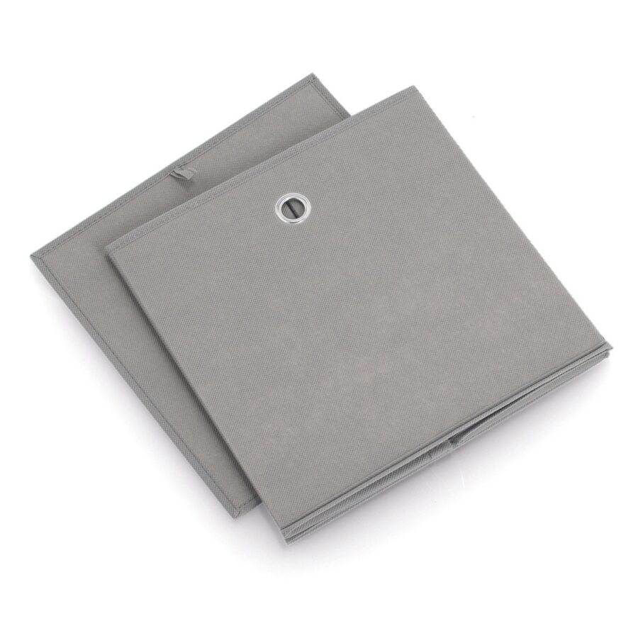 Aufbewahrungsbox, Vlies, grau