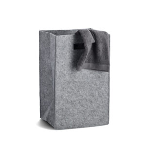 Wäschesammler, Filz, grau