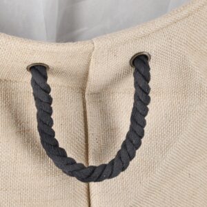 Wäschesammler "Natural", Jute/Polyester, natur