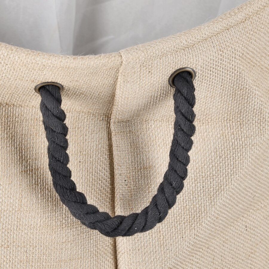 Wäschesammler "Natural", Jute/Polyester, natur