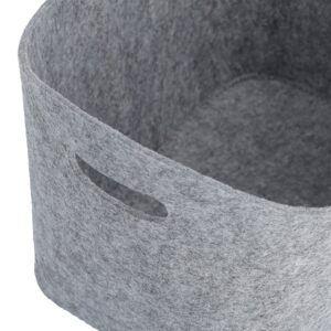Aufbewahrungskorb, Filz, grau