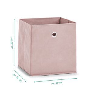 Aufbewahrungsbox, Vlies, rosé