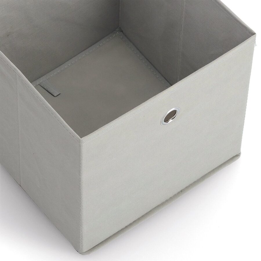 Aufbewahrungsbox, Vlies, hellgrau
