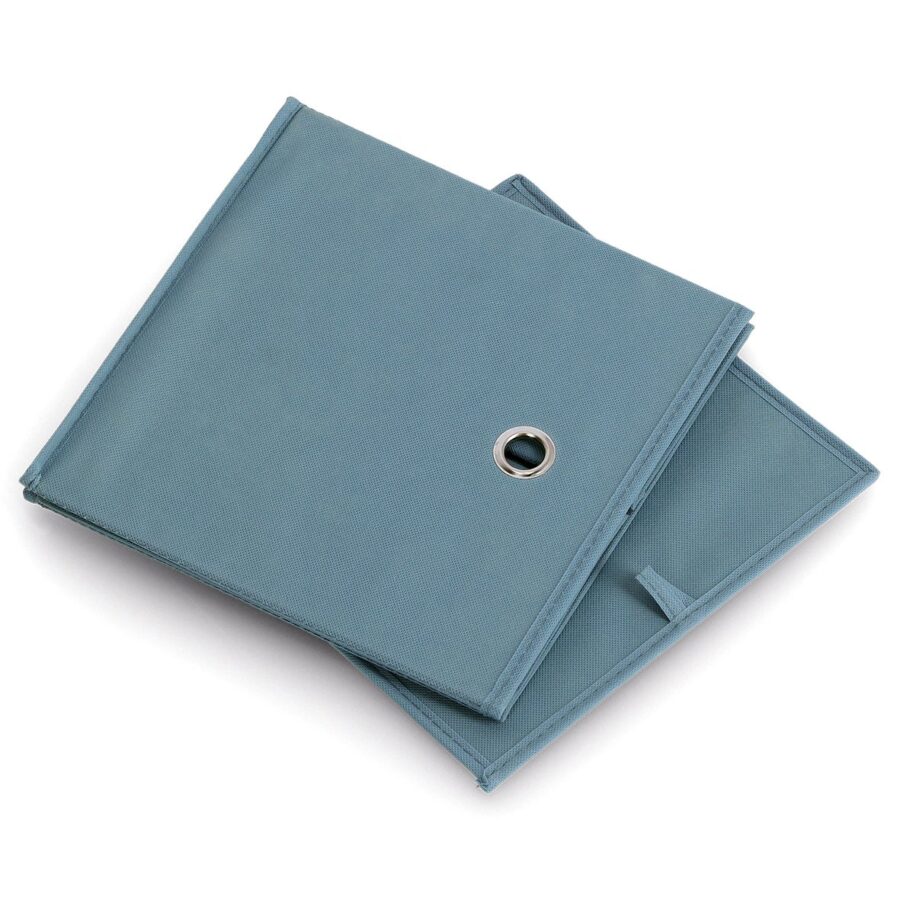Aufbewahrungsbox, Vlies, rauchblau