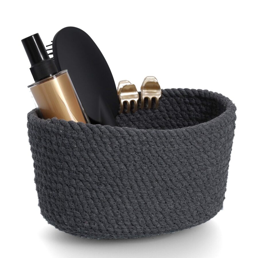 Aufbewahrungskorb-Set, 3-tlg., Baumwolle,