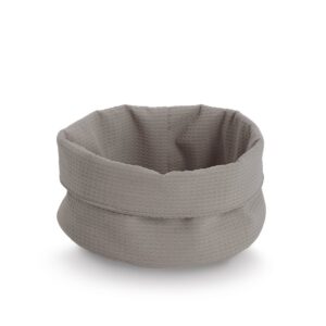 Aufbewahrungskorb, Waffelpiqué, Polyester, taupe