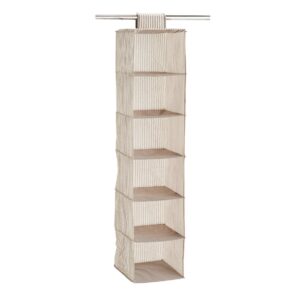 Hänge-Aufbewahrung "Stripes", 6 Fächer, Vlies,