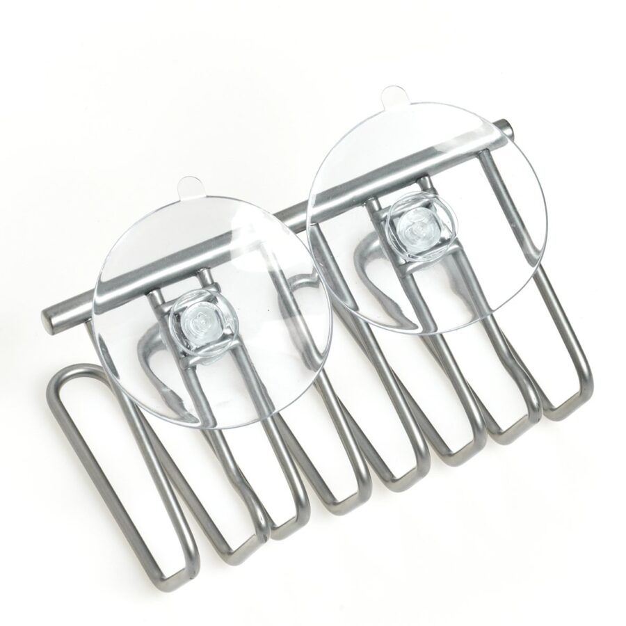 Schwammhalter m. Saugnäpfen, Metall