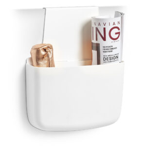 Utensilienhalter m. Hänger, Kunststoff, weiß