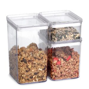 Vorratsdosen-Set, 3-tlg., Kunststoff,
