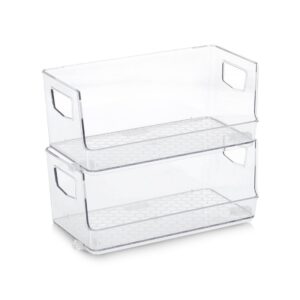 Aufbewahrungsboxen-Set, 2-tlg., Kunststoff