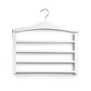 Mehrfach-Hosenbügel, Buche, weiß