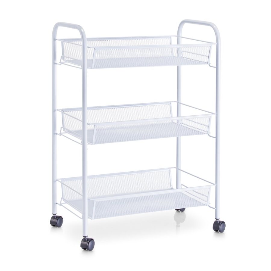 Rollwagen, Mesh, weiß