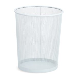 Papierkorb, Mesh, weiß