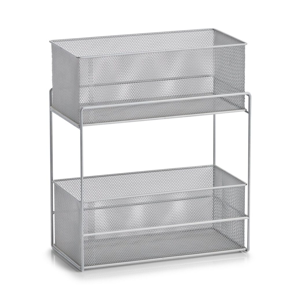 Etagenregal m. 2 Körben, Mesh