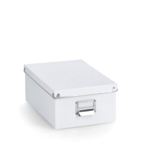 Boxen-Set, 5-tlg., Pappe, weiß