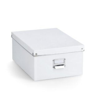 Boxen-Set, 5-tlg., Pappe, weiß