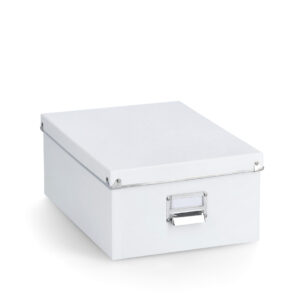 Boxen-Set, 5-tlg., Pappe, weiß